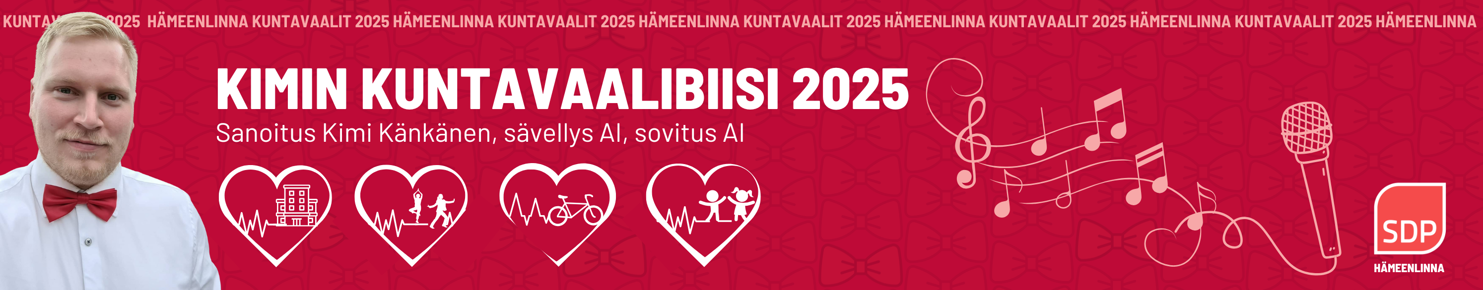 Kimin kuntavaalibiisi 2025 julkaistu.